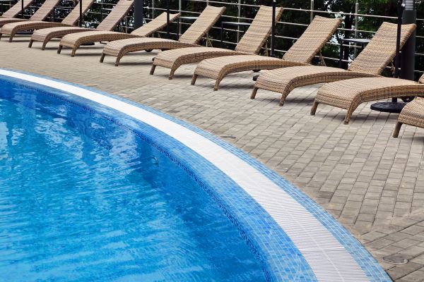 Poolside Hardscaping in Phoenix